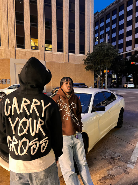 Black Carry Your Cross hoodie