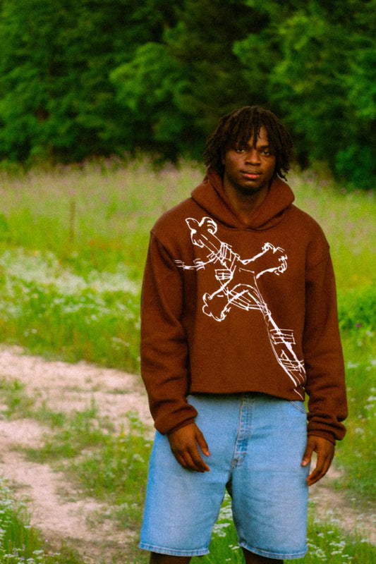 Brown Carry Your Cross hoodie