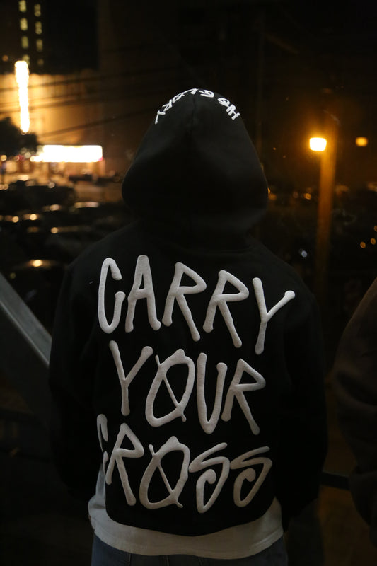 Black Carry Your Cross hoodie